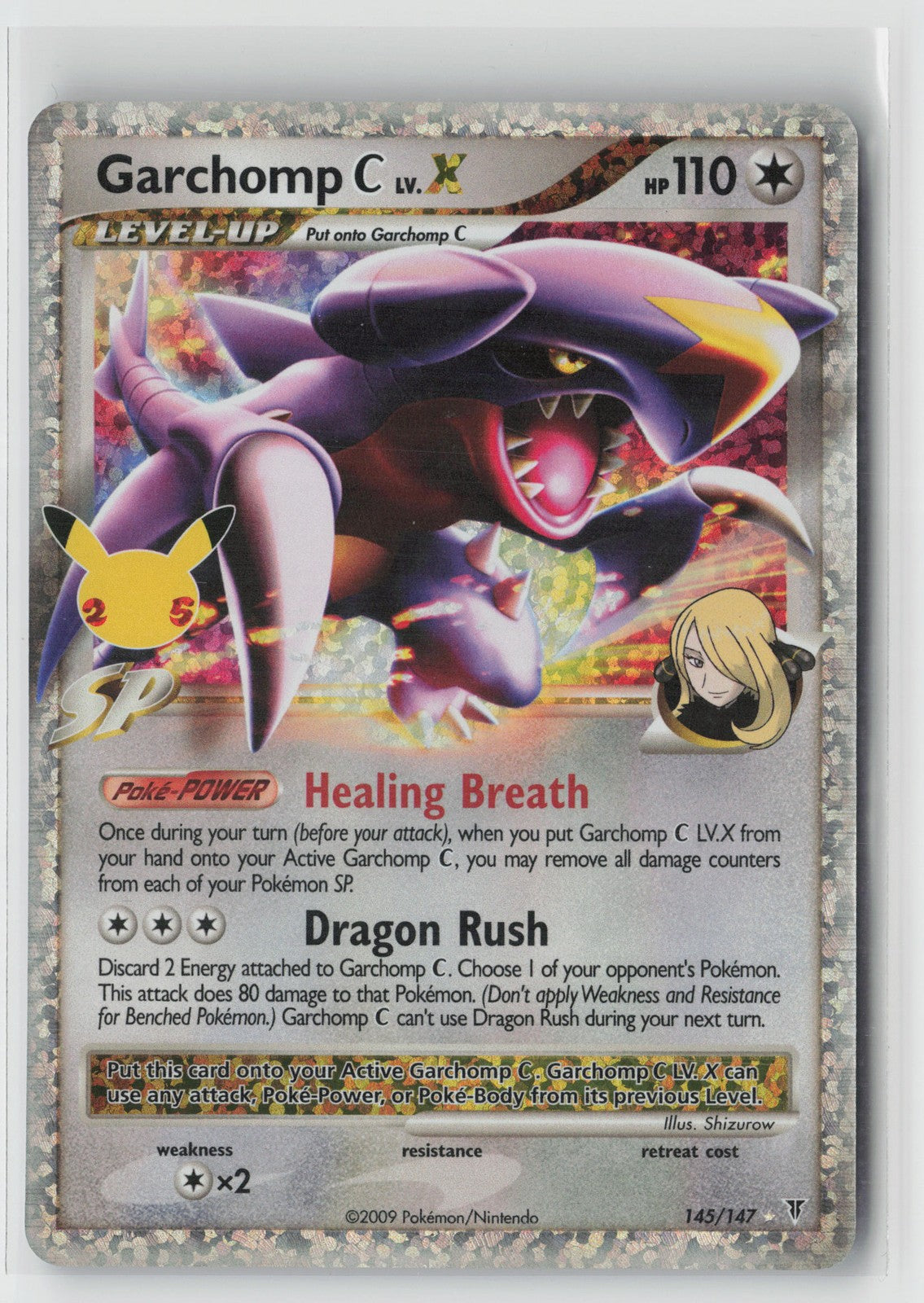 Garchomp C LV.X Classic Collection Celebrations: Classic Collection 145/147 NM