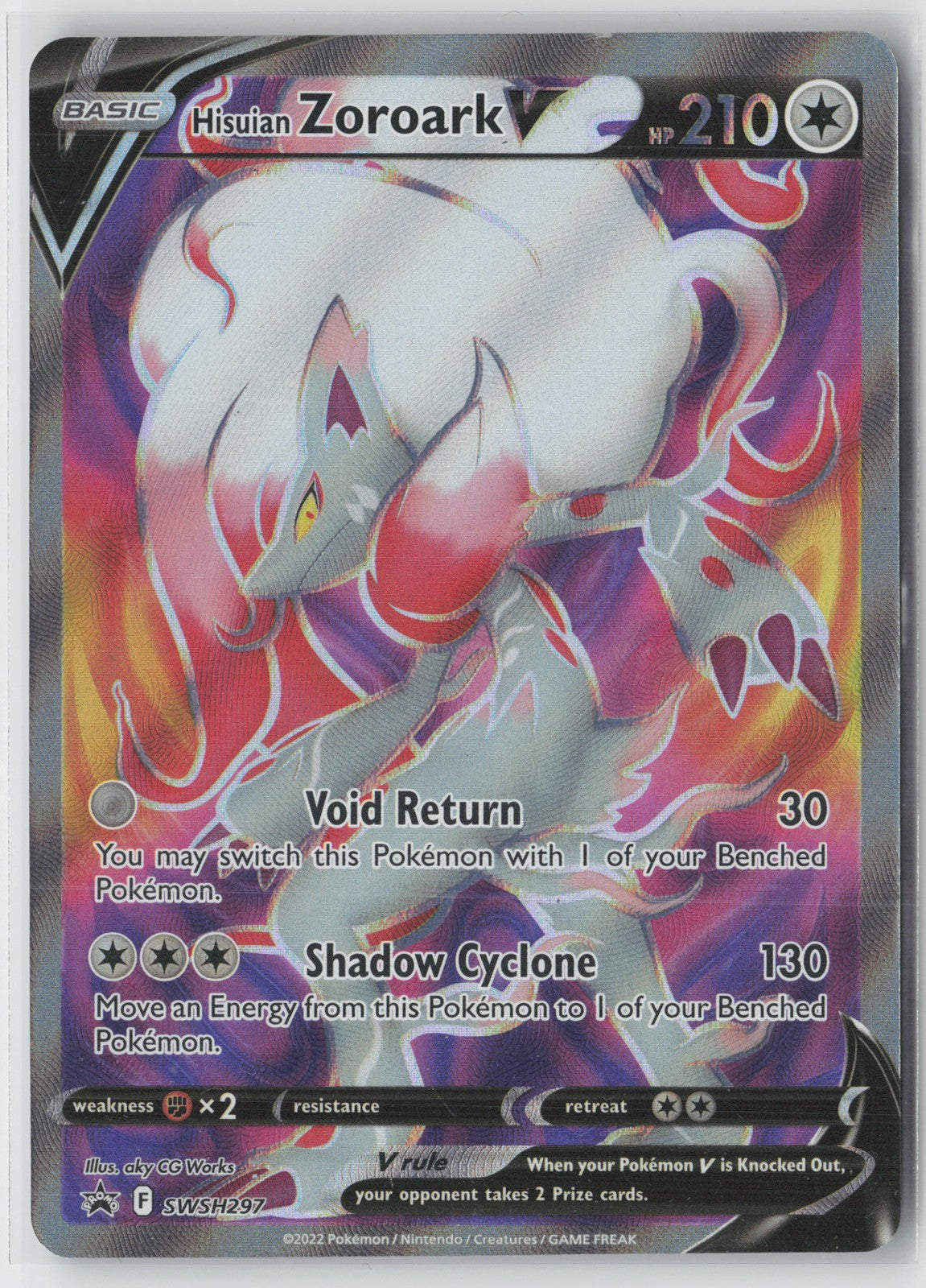 Hisuian Zoroark V - Promo SWSH: Sword & Shield Promo Cards SWSH297 NM