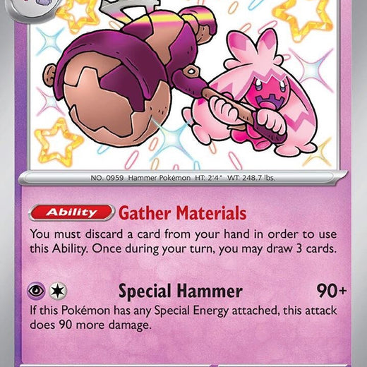 Tinkaton 167/091 Paldean Fates PAF Shiny Rare Near Mint Pokemon 2024