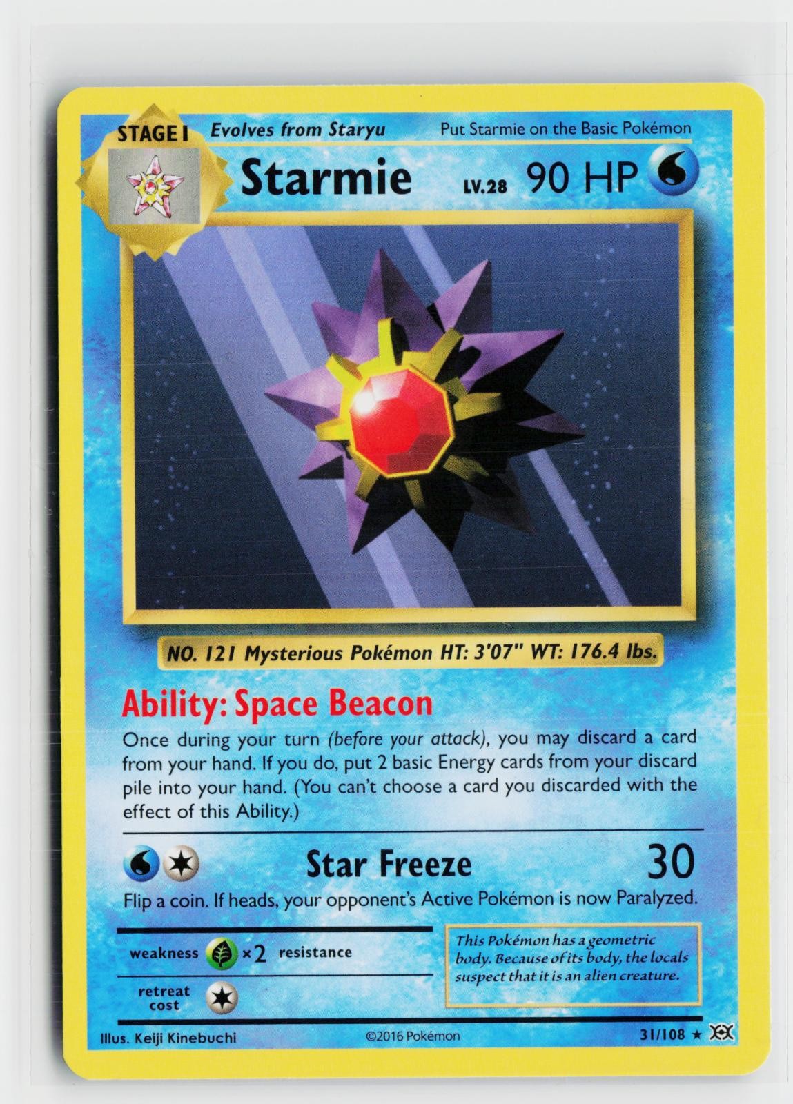 Starmie 31/108 Evolutions NM R Pokemon