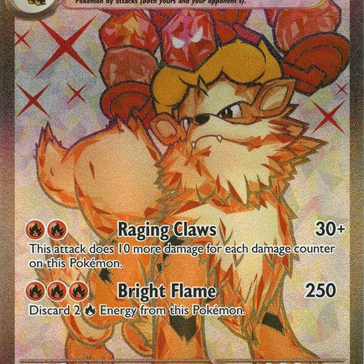 Arcanine ex 224/198 Scarlet and Violet SVI Ultra Rare mint 224 Pokemon
