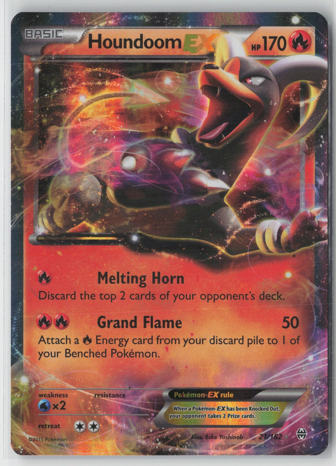 Houndoom EX Ultra Rare XY - BREAKthrough 21/162 NM