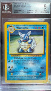 Wartortle (evo Box Squirtle) Cor U 42 Base Unlimited Pokemon Bgs 9 Silver