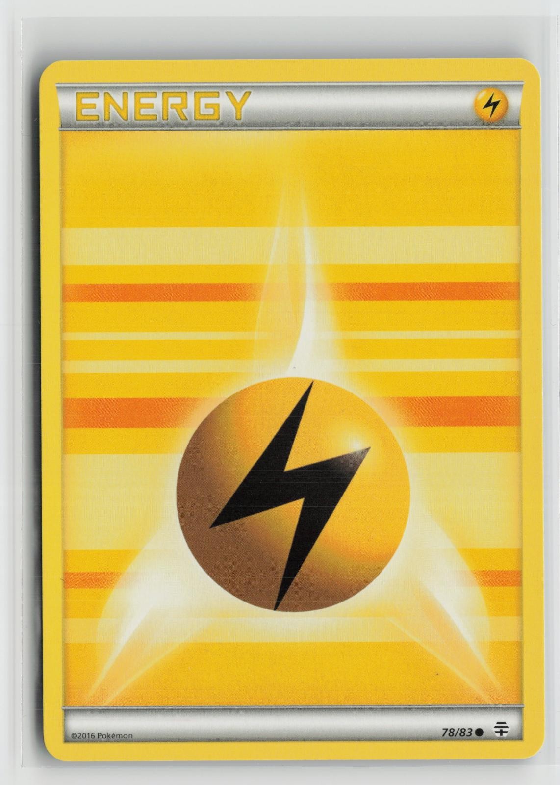 Lightning Energy (2013 Unnumbered) Common Deck Exclusives Pokemon NM