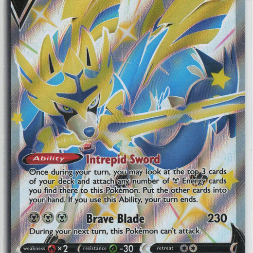 Zacian V SWSH292 Promo SWSH Black Star Pokemon NM0