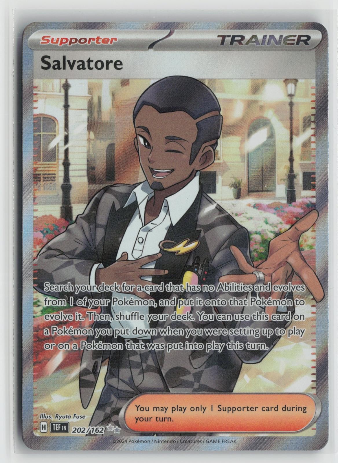 Salvatore 202/162 Ultra Rare Temporal Forces Pokemon NM