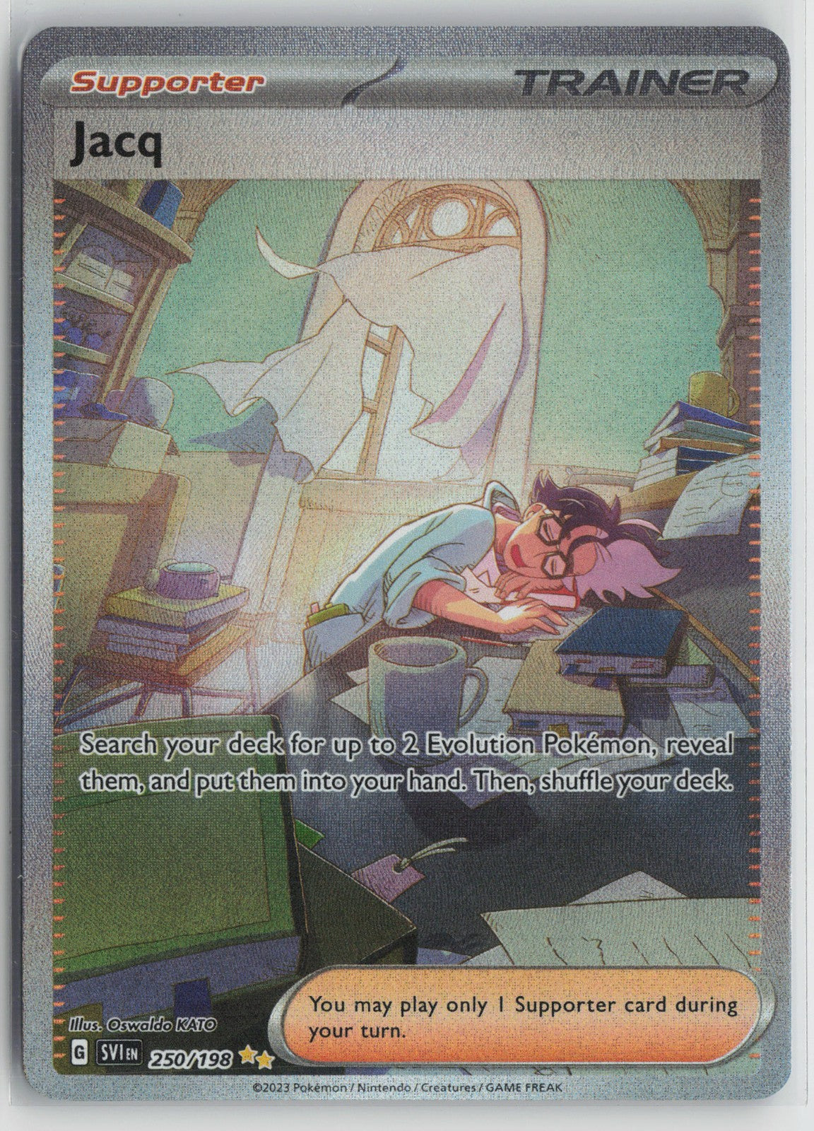 Jacq Special Illustration Rare SV01: Scarlet & Violet Base Set 250/198 NM