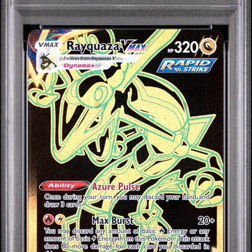 Rayquaza Vmax TG29/TG30 Silver Tempest Pokemon PSA 90