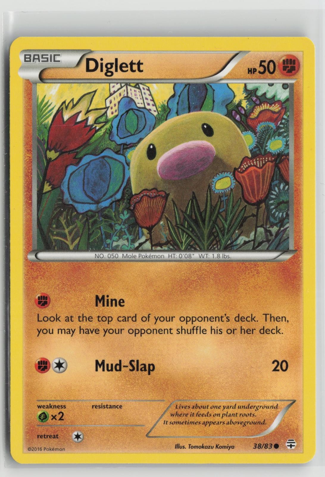 Diglett 38/83 Common Generations Pokemon NM