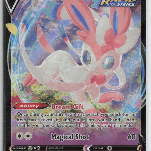 Sylveon V 074/203 Holo V Rare Evolving Skies Pokemon NM0