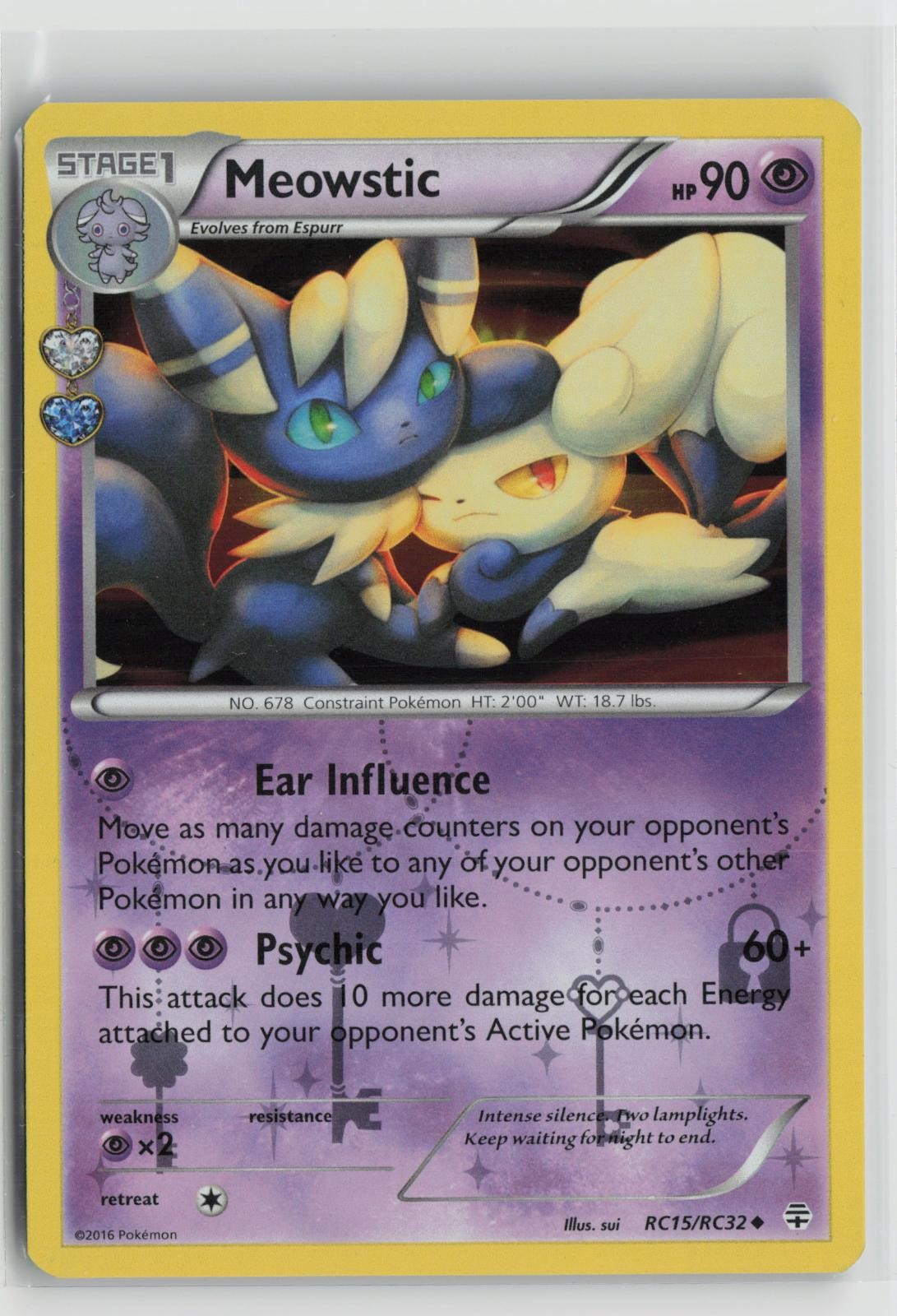 Meowstic RC15/RC32 Uncommon Generations Pokemon NM