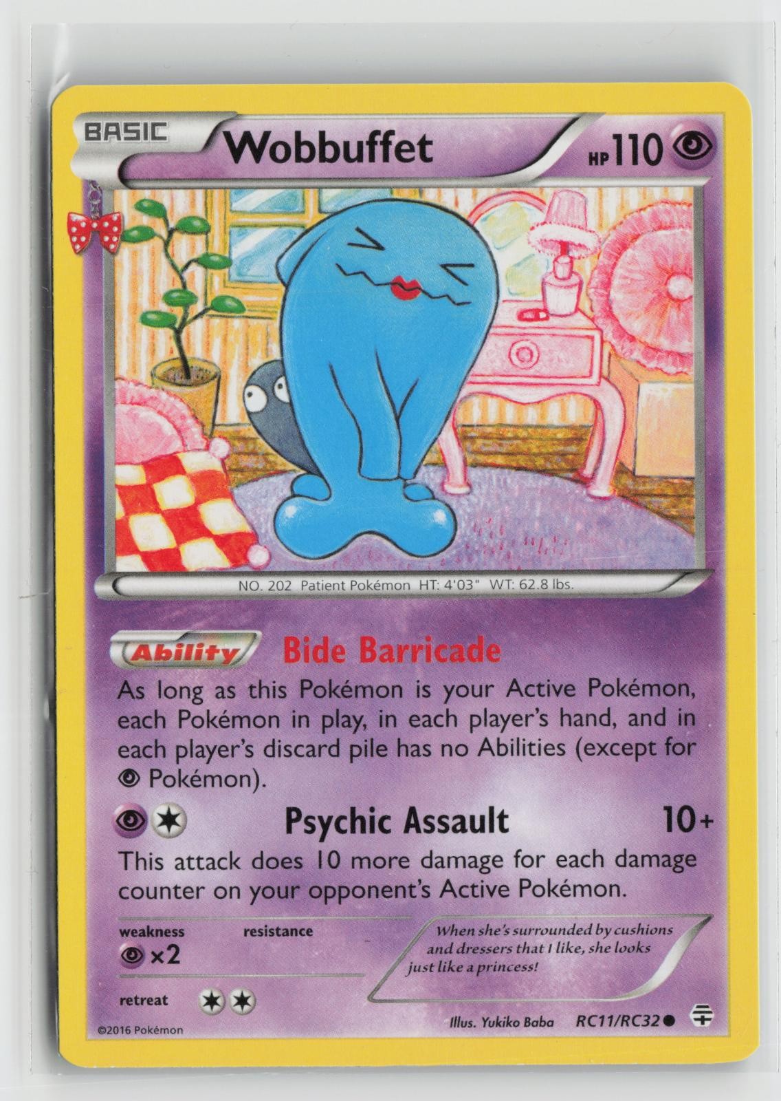 Wobbuffet RC11/RC32 Common Generations Pokemon NM