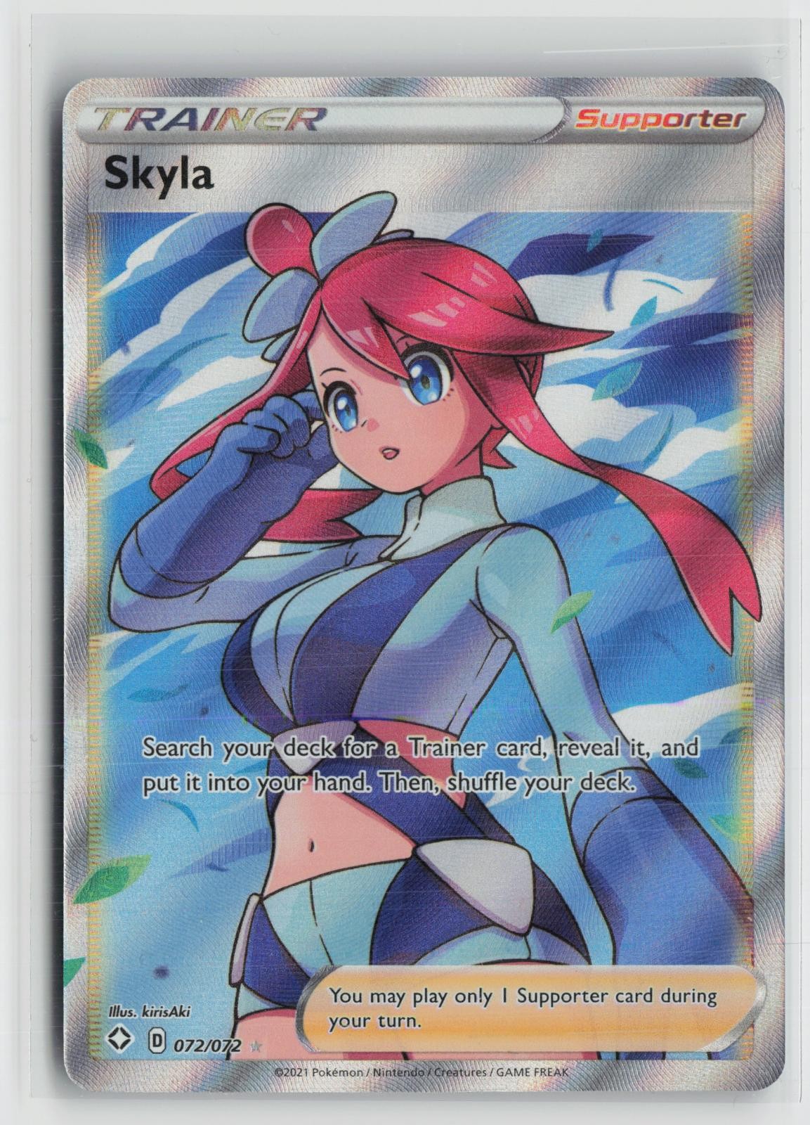 Skyla 072/072 Ultra Rare Shining Fates Pokemon NM