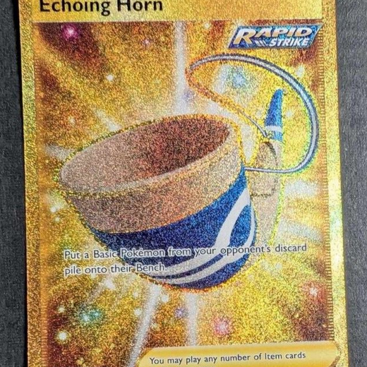 Echoing Horn 225/198 Chilling Reign Secret Rare Full Art Gold Pokemon 225 2021