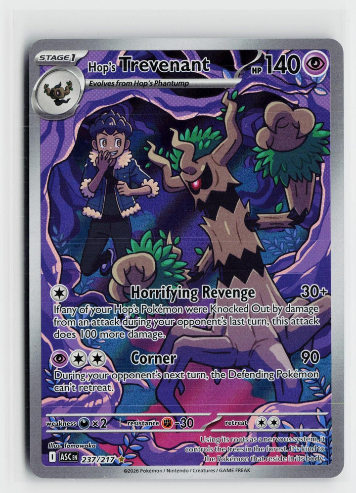 Hop's Trevenant 237/217 Ascended Heroes NM Illustration Rare Holo Pokemon0