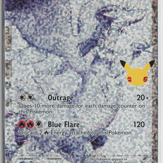 Reshiram 113/114 Classic Collection Celebrations: Classic Collection Pokemon NM0