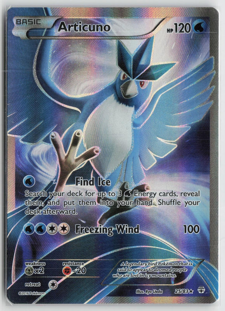 Articuno 25/83 Holo Rare Generations Pokemon NM0