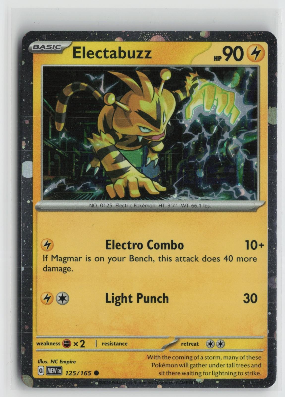 Electabuzz 125/165 Holo Promo Miscellaneous Cards & Products Pokemon NM
