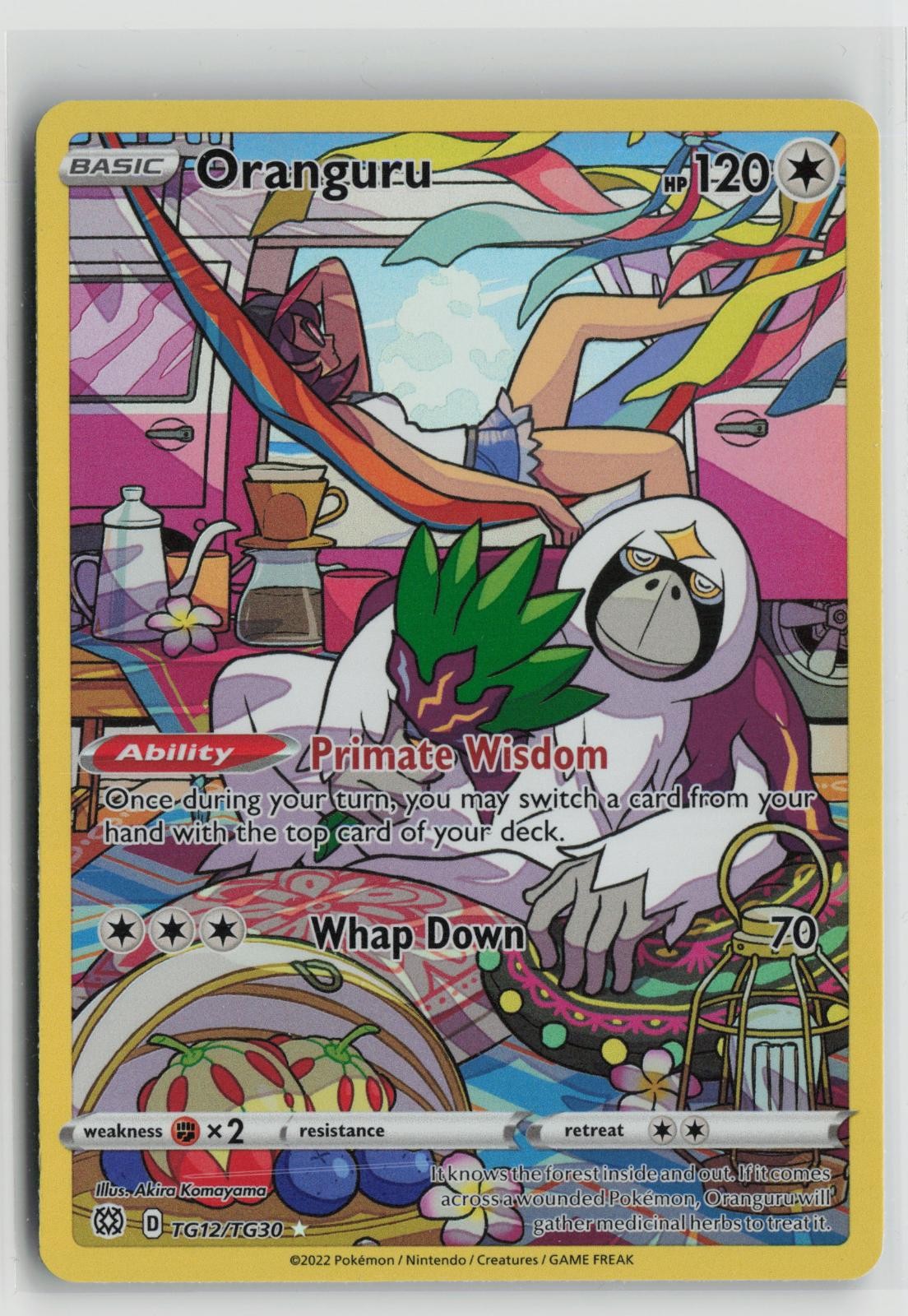 Oranguru TG12/TG30 Holo Brilliant Stars Trainer Gallery Pokemon NM