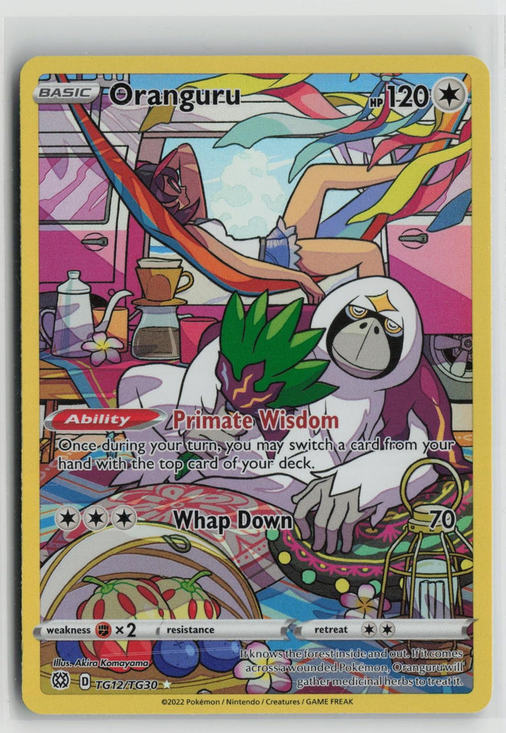 Oranguru TG12/TG30 Holo Brilliant Stars Trainer Gallery Pokemon NM0