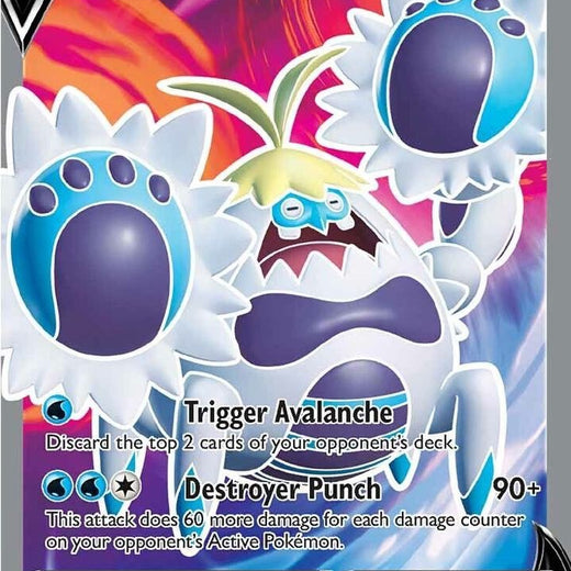 Crabominable V 248/264 Fusion Strike FST Ultra Rare Near Mint Pokemon 2021
