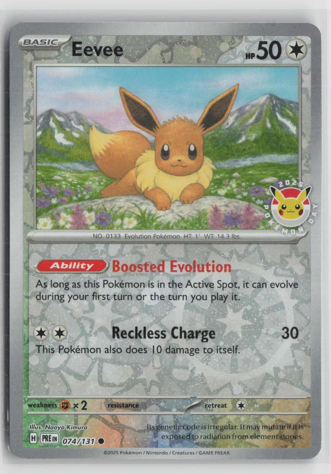 Eevee 074/131 Holo Promo Miscellaneous Cards & Products Pokemon NM