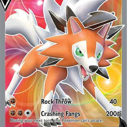 Lycanroc V 187/20 Evolving Skies EVS Ultra Rare near mint Pokemon 2021