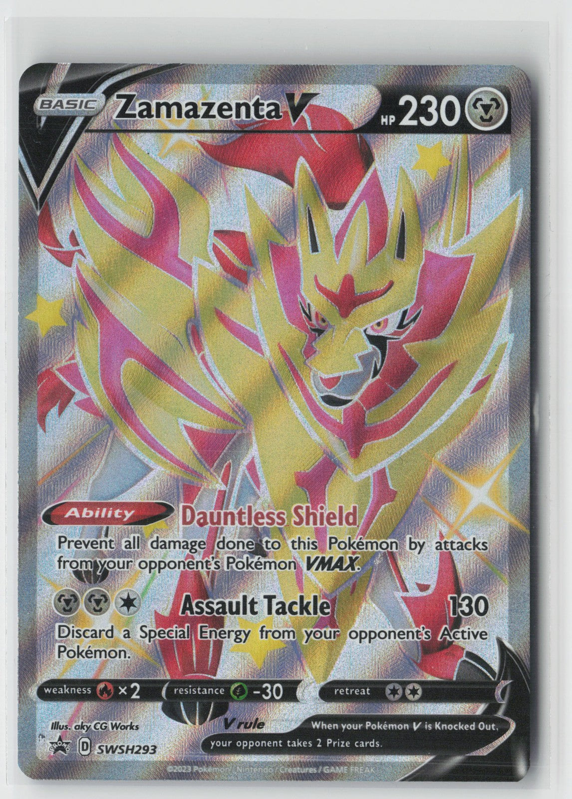 Zamazenta V (Shiny) - Promo SWSH: Sword & Shield Promo Cards SWSH293 NM