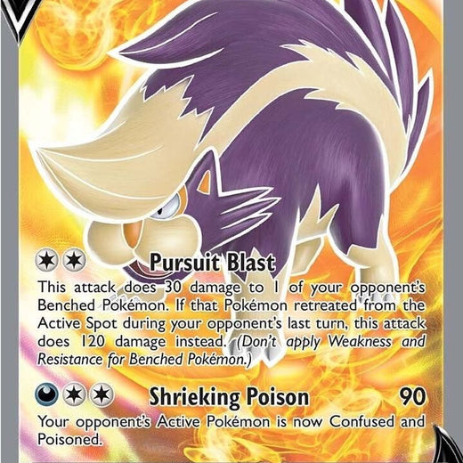 Skuntank V 180/195 Silver Tempest SIT Ultra Rare mint 180 Pokemon 2022