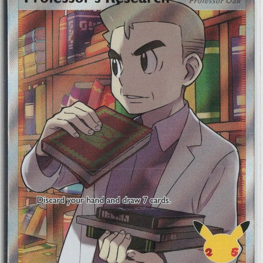 Professor's Research (Professor Oak) 024/025 Rare Ultra Celebrations Pokemon NM0