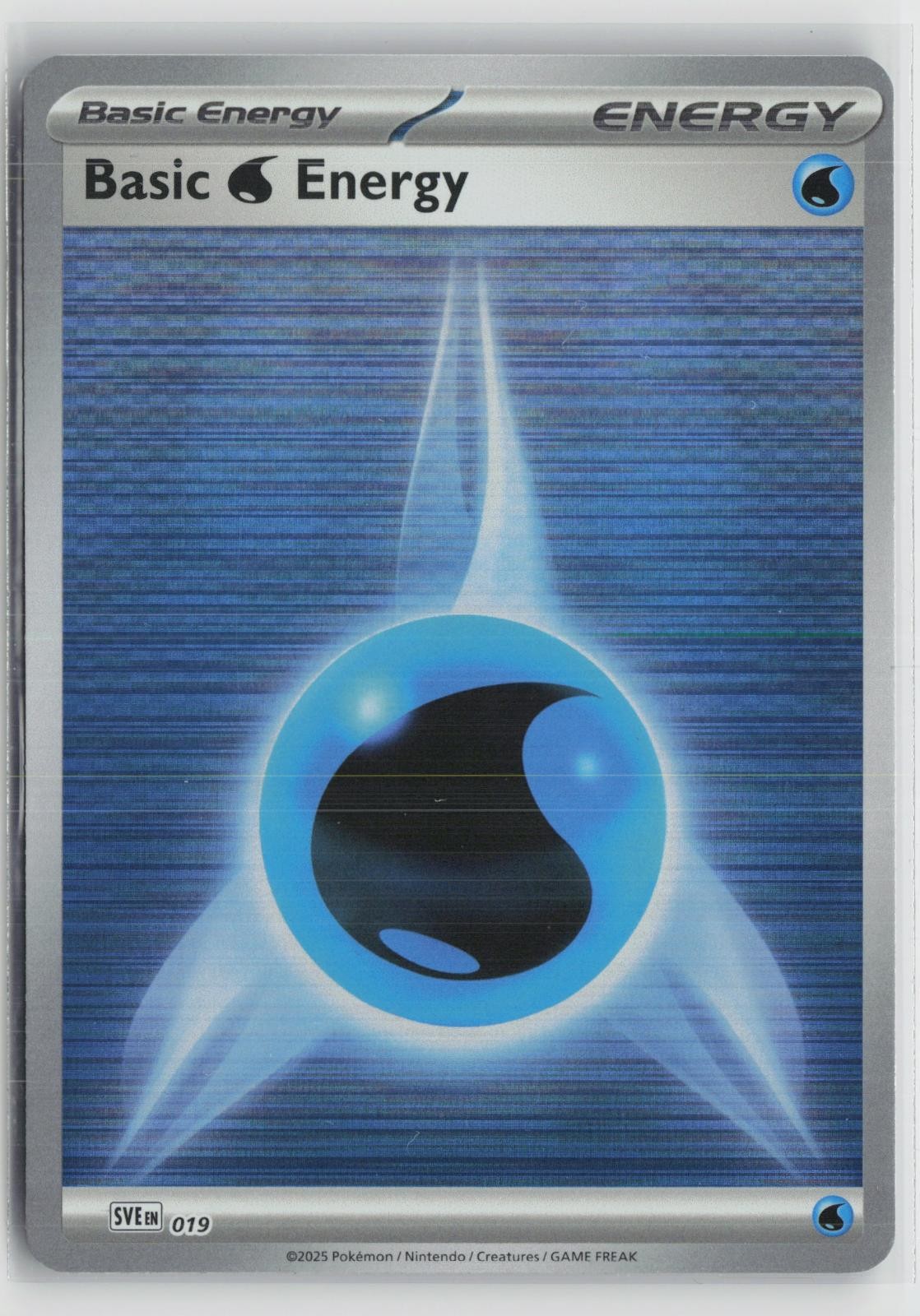 Basic Water Energy 019 Scarlet & Violet Energies Pokemon NM
