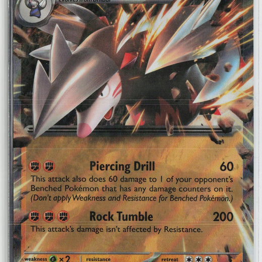 Excadrill ex 046/086 Holo Double Rare Black Bolt Pokemon NM0