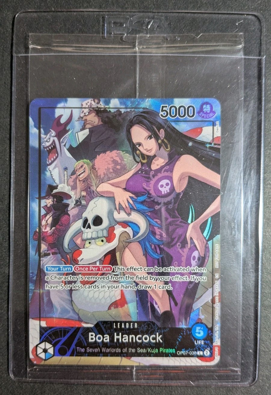Boa Hancock OP07-038 Holo PSA Magazine Promo One Piece SEALED