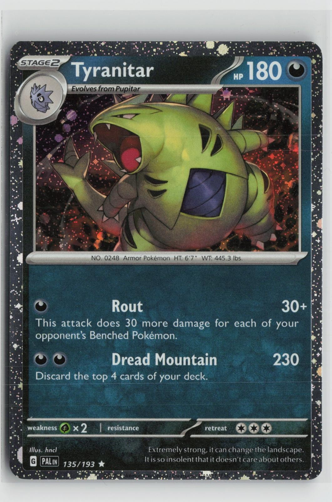 Tyranitar 135/193 Holo Promo Miscellaneous Cards & Products Pokemon NM