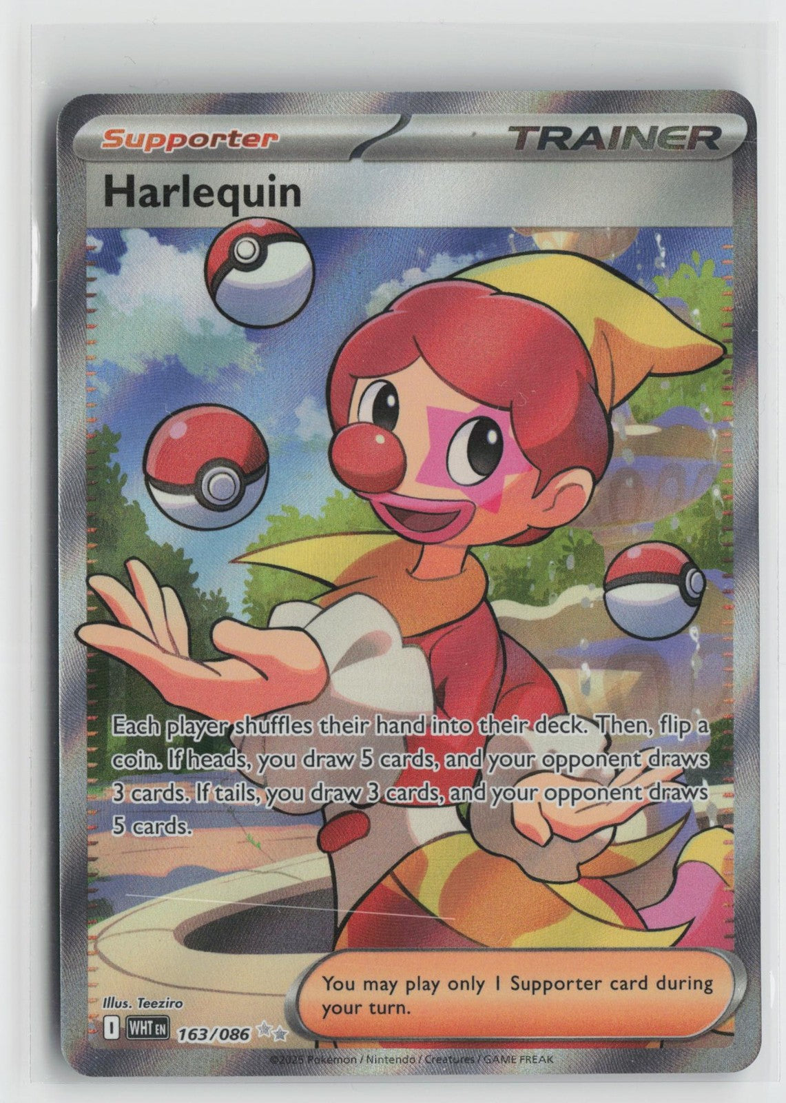 Harlequin 163/086 Ultra Rare White Flare Pokemon NM