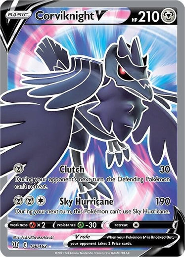 Corviknight V 156/163 Battle Styles BST Ultra Rare near mint 156 Pokemon 2021