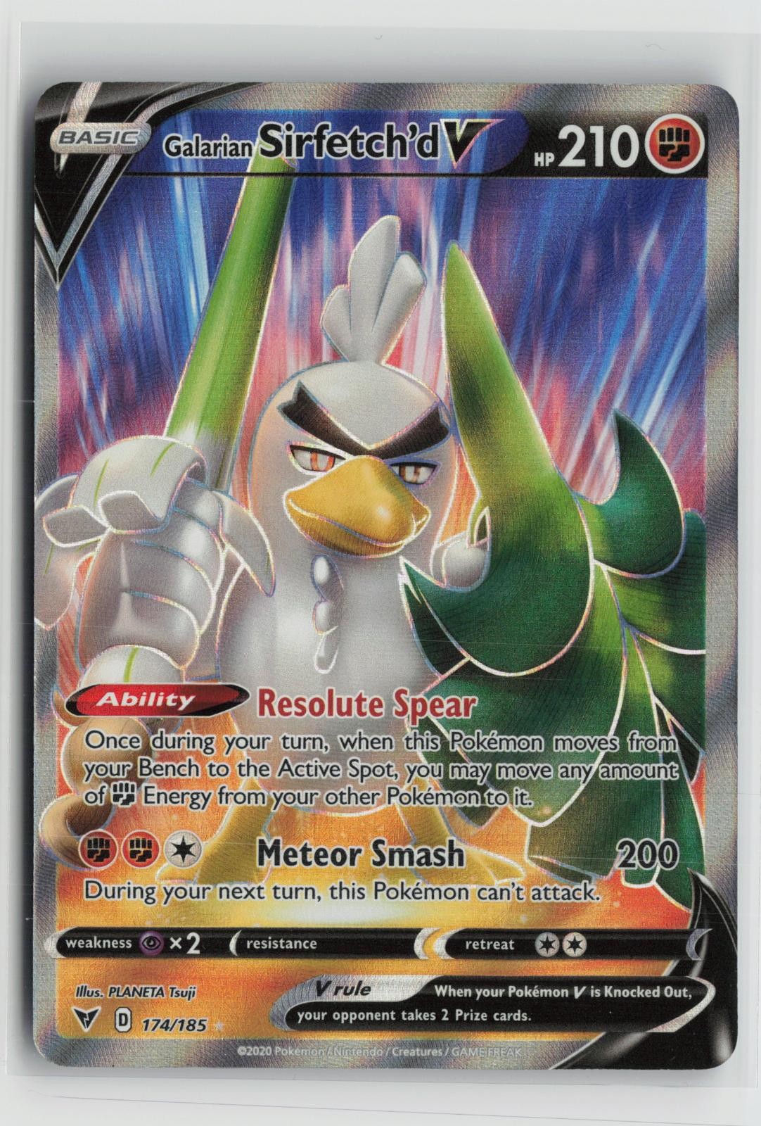 Galarian Sirfetch'd V 174/185 Vivid Voltage NM Ultra Rare Holo Pokemon