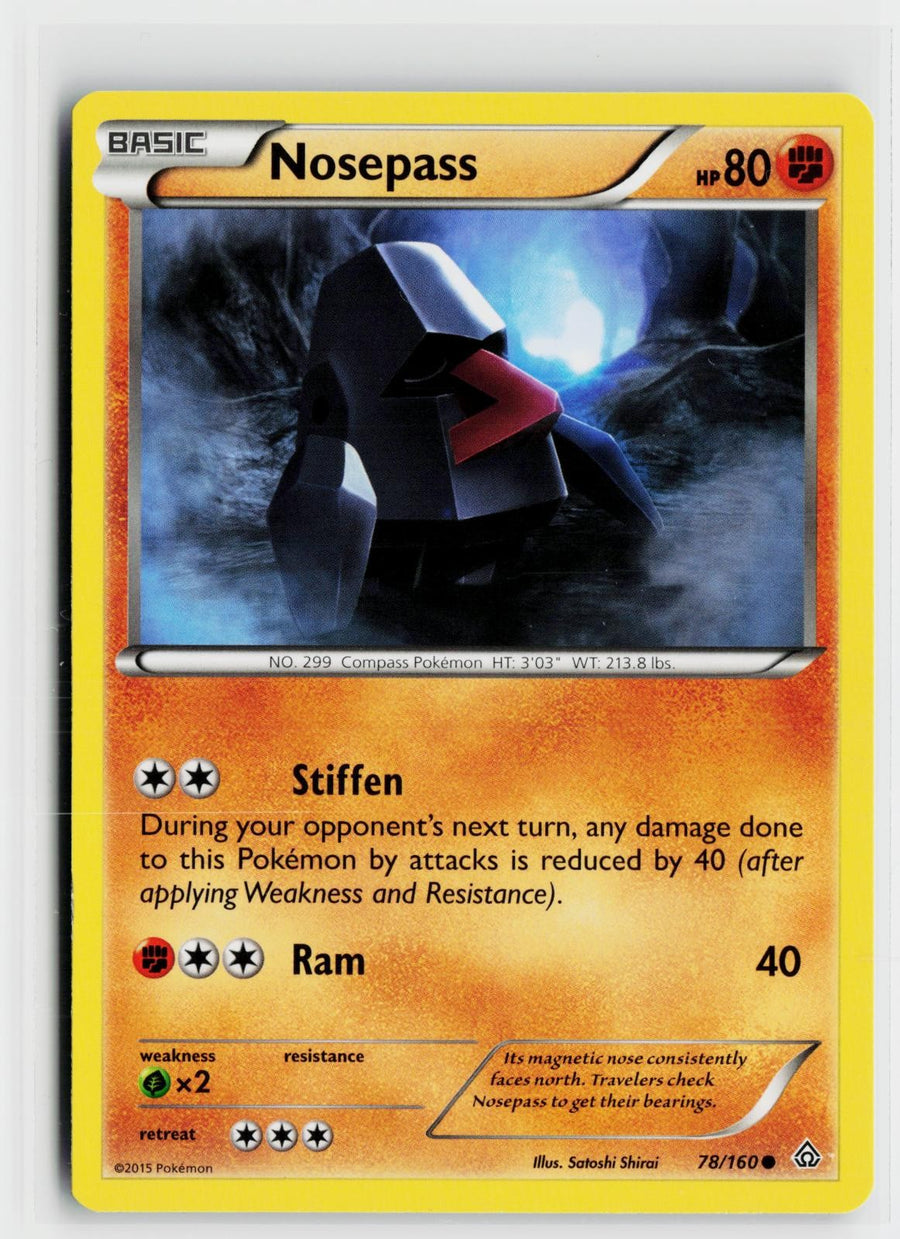 Nosepass 78/160 Primal Clash NM C Pokemon0