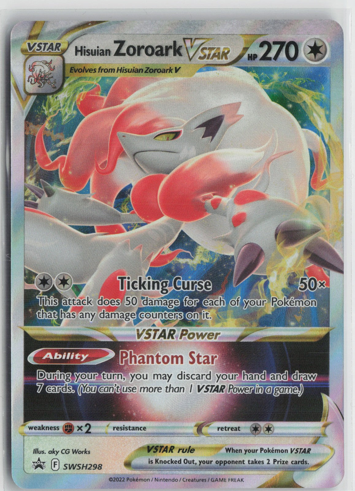 Hisuian Zoroark VSTAR Promo SWSH: Sword & Shield Promo Cards SWSH298 NM
