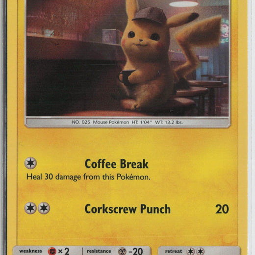 Detective Pikachu SM190 Promo SM Black Star Promos Pokemon NM0