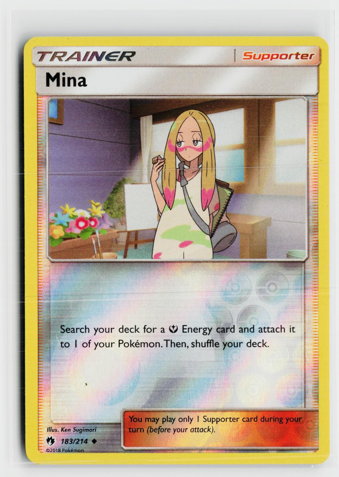 Mina 183/214 Lost Thunder NM UC Pokemon