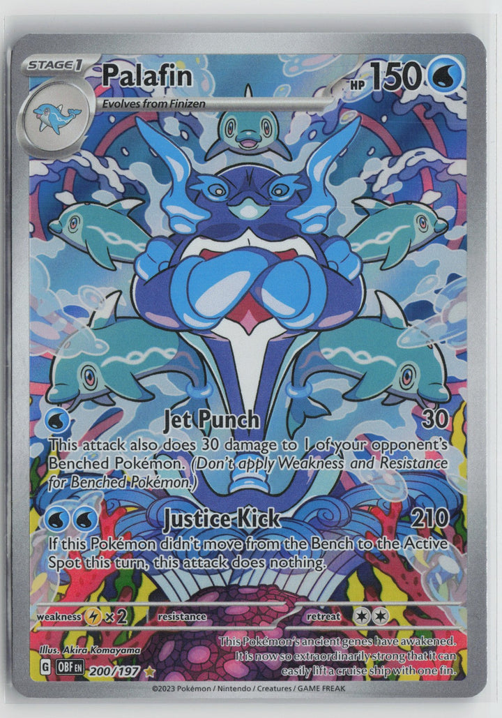 Palafin Illustration Rare SV03: Obsidian Flames 200/197 NM0