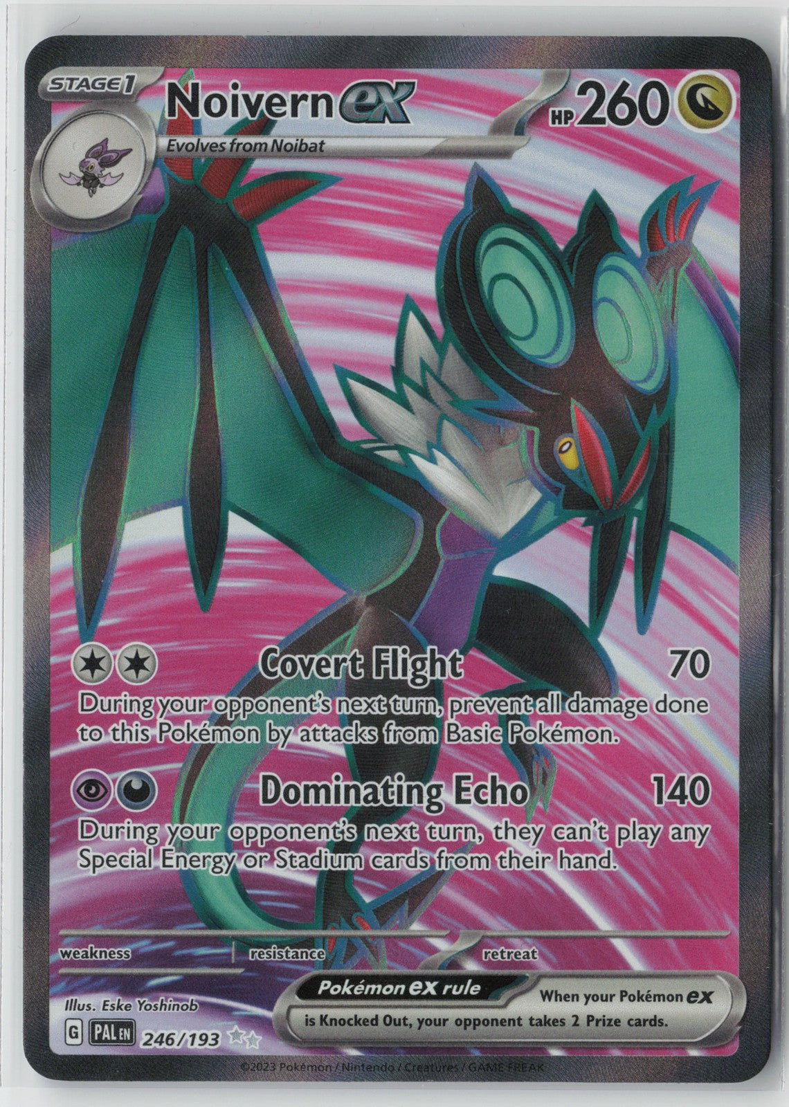 Noivern ex Ultra Rare SV02: Paldea Evolved 246/193 NM