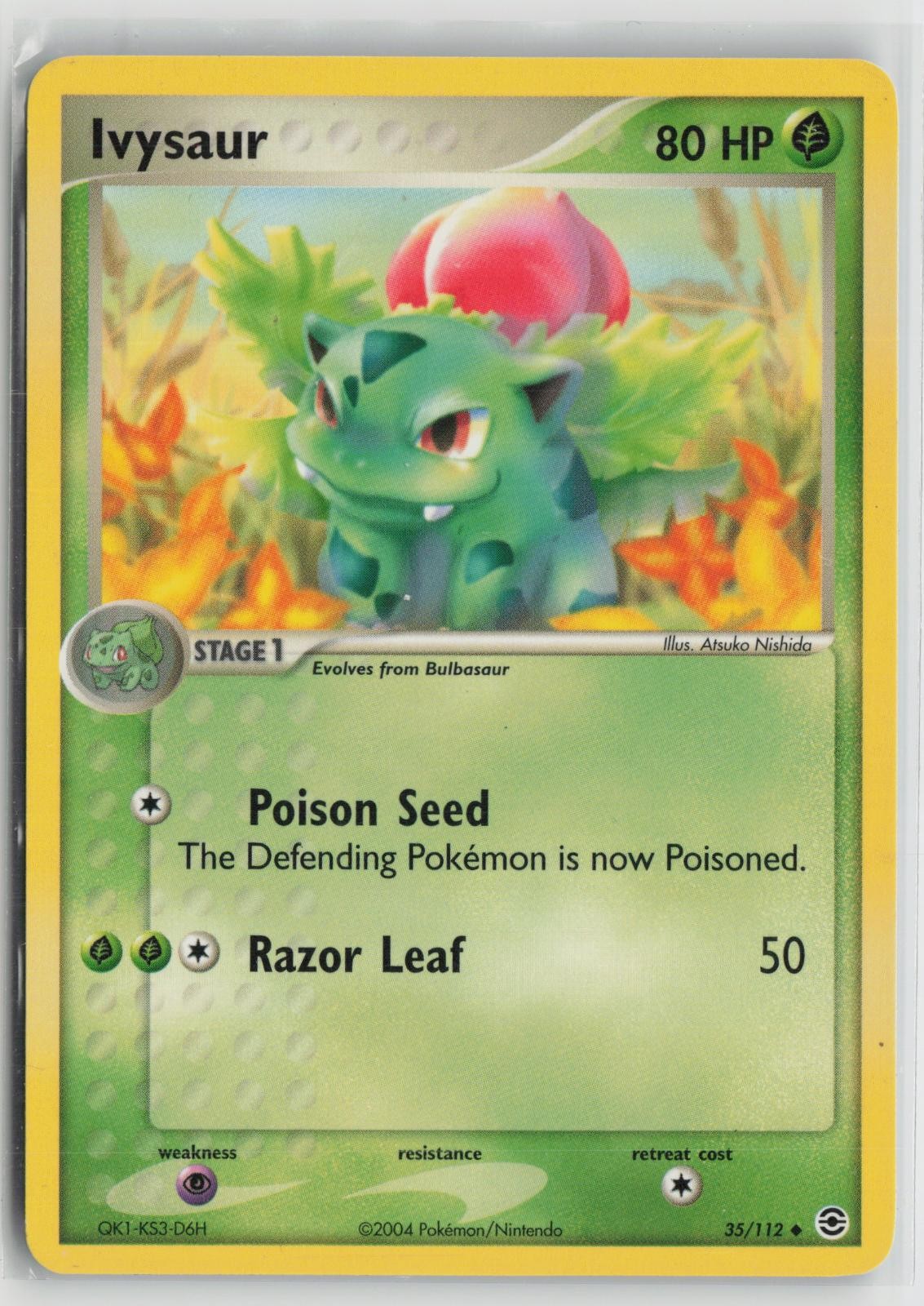 Ivysaur 35/112 Uncommon FireRed & LeafGreen Pokemon NM