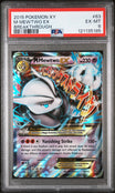 M Mewtwo EX 63/162 Breakthrough Pokemon PSA 6