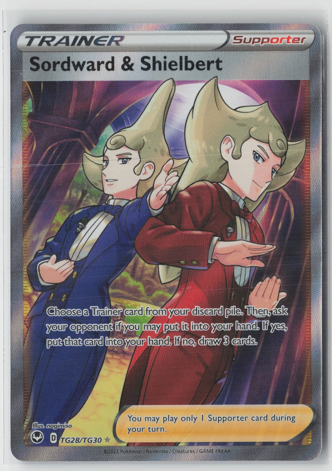 Sordward & Shielbert Rare SWSH12: Silver Tempest Trainer Gallery TG28/TG30 NM