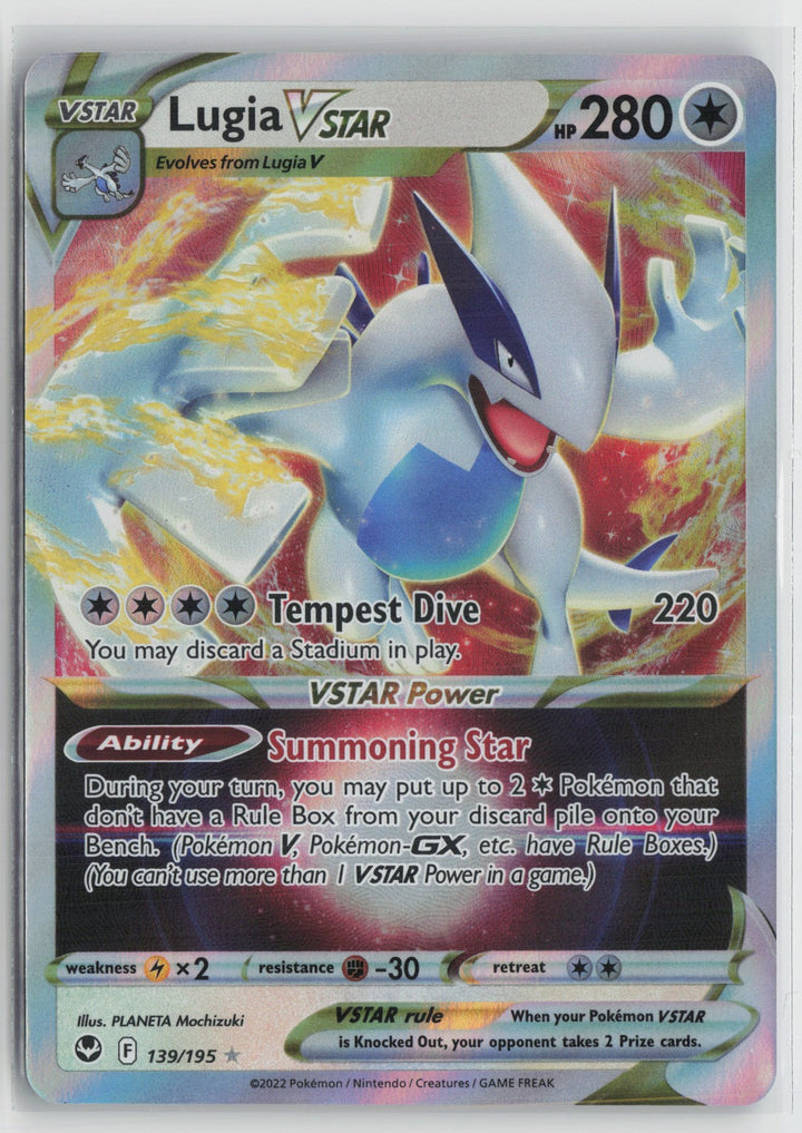 Lugia VSTAR Ultra Rare SWSH12: Silver Tempest 139/195 NM0