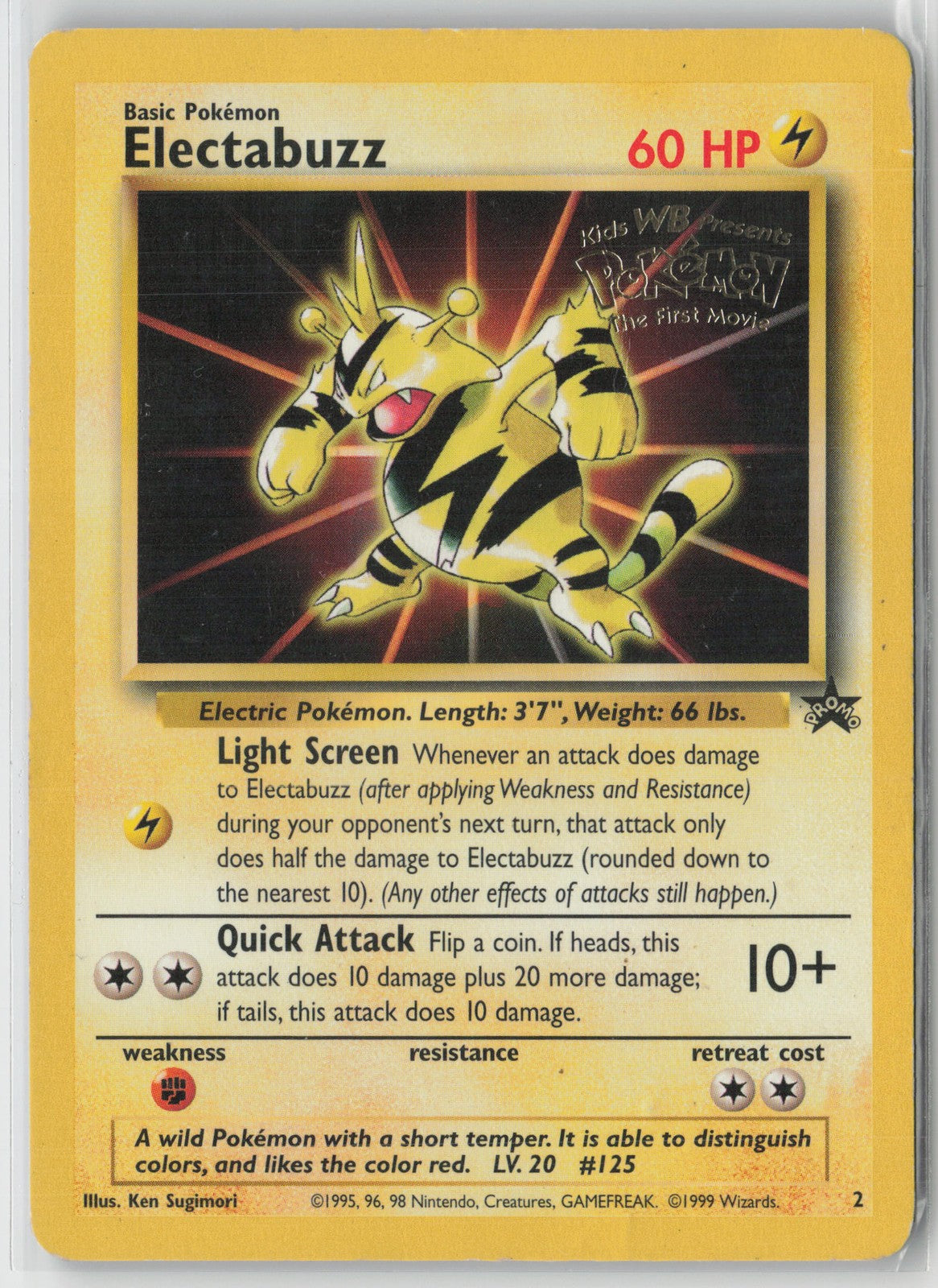 Electabuzz (Movie Promo) Promo WoTC Promo 02/53