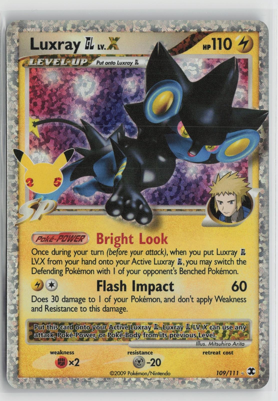 Luxray GL LV.X 109/111 Celebrations: Classic Collection Pokemon NM