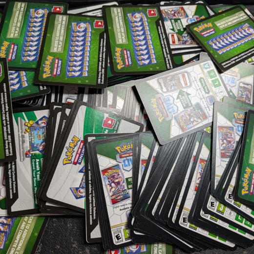 Pokemon TCG Online live Code Card Un-Used Codes x1000 random mix XY - SV SWSH SM